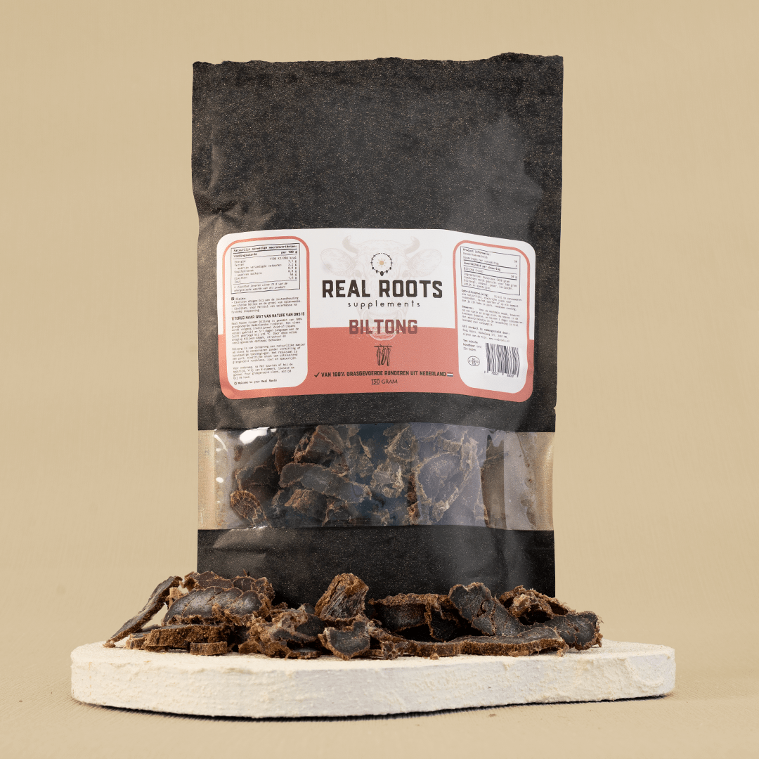 Verpakking Real Roots biltong