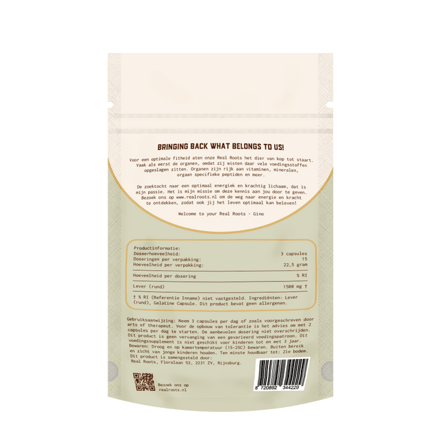 LEVER CAPSULES - ONTDEK PACK - Real Roots